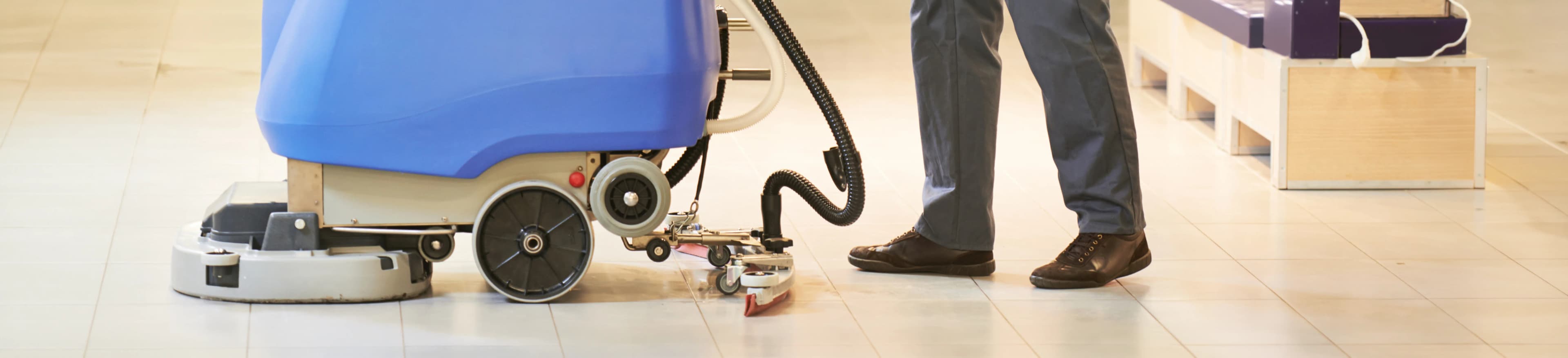 WCS depot and fleet of cleaning machines