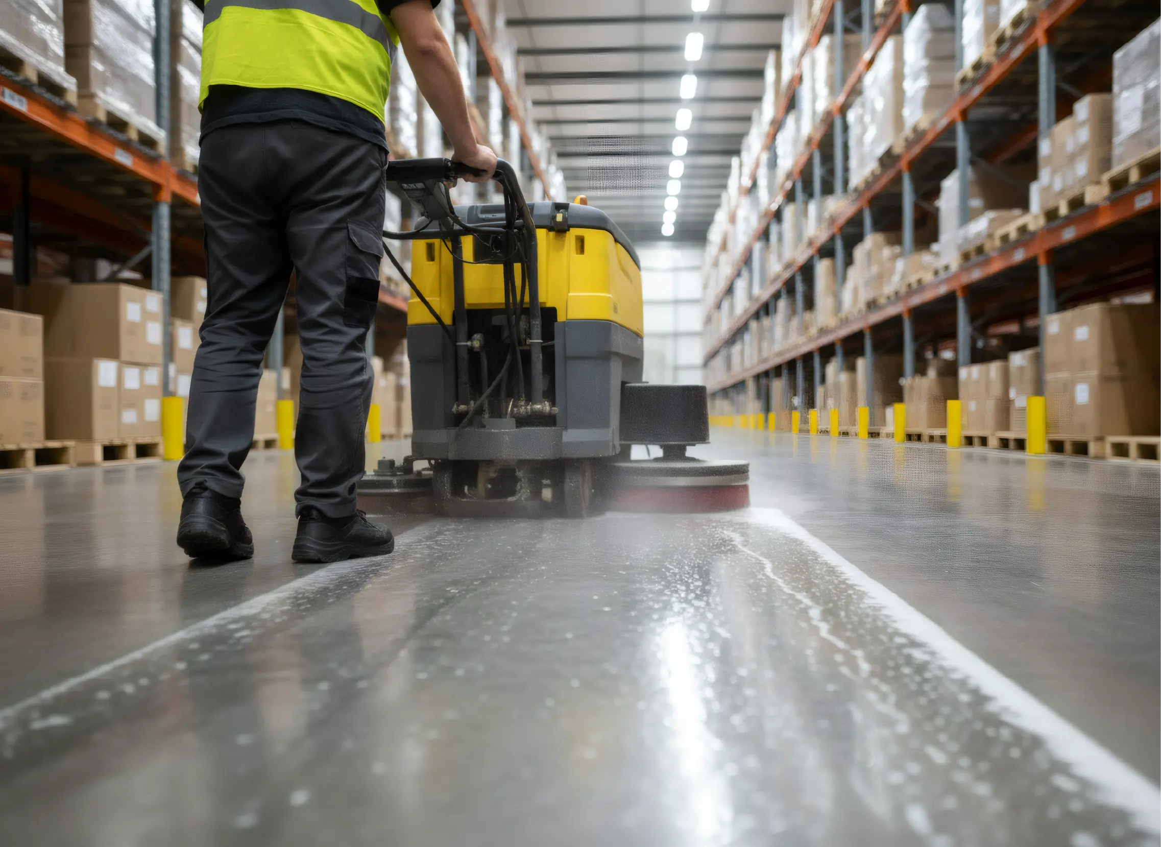 WCS machine in operation at a warehouse